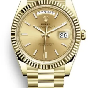 Rolex Day-Date 40 18K Yellow Gold Champagne Dial Men’s Watch M228238-0003
