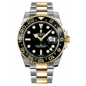 Rolex GMT-Master II Two Tone Black Dial Men’s Watch 116713LN-0001