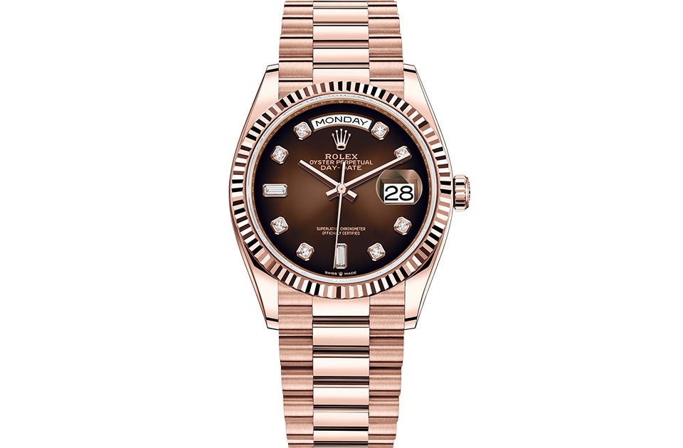 Rolex DAY-DATE 36 Oyster, 36 mm, Everose gold m128235-0037 - Image 3