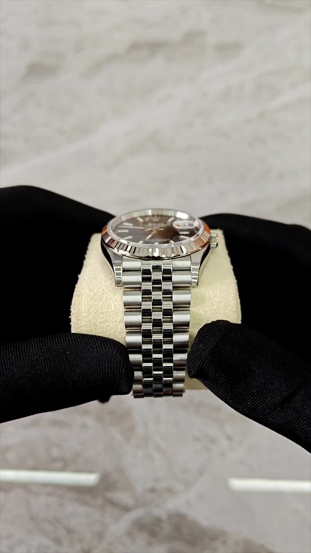 Rolex Datejust 36 Black Dial Jubilee Bracelet 126234-0015 - Image 3