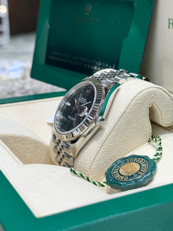 Rolex DATEJUST 41 Oyster, 41 mm, Oystersteel and white gold M126334-0022 - Image 7