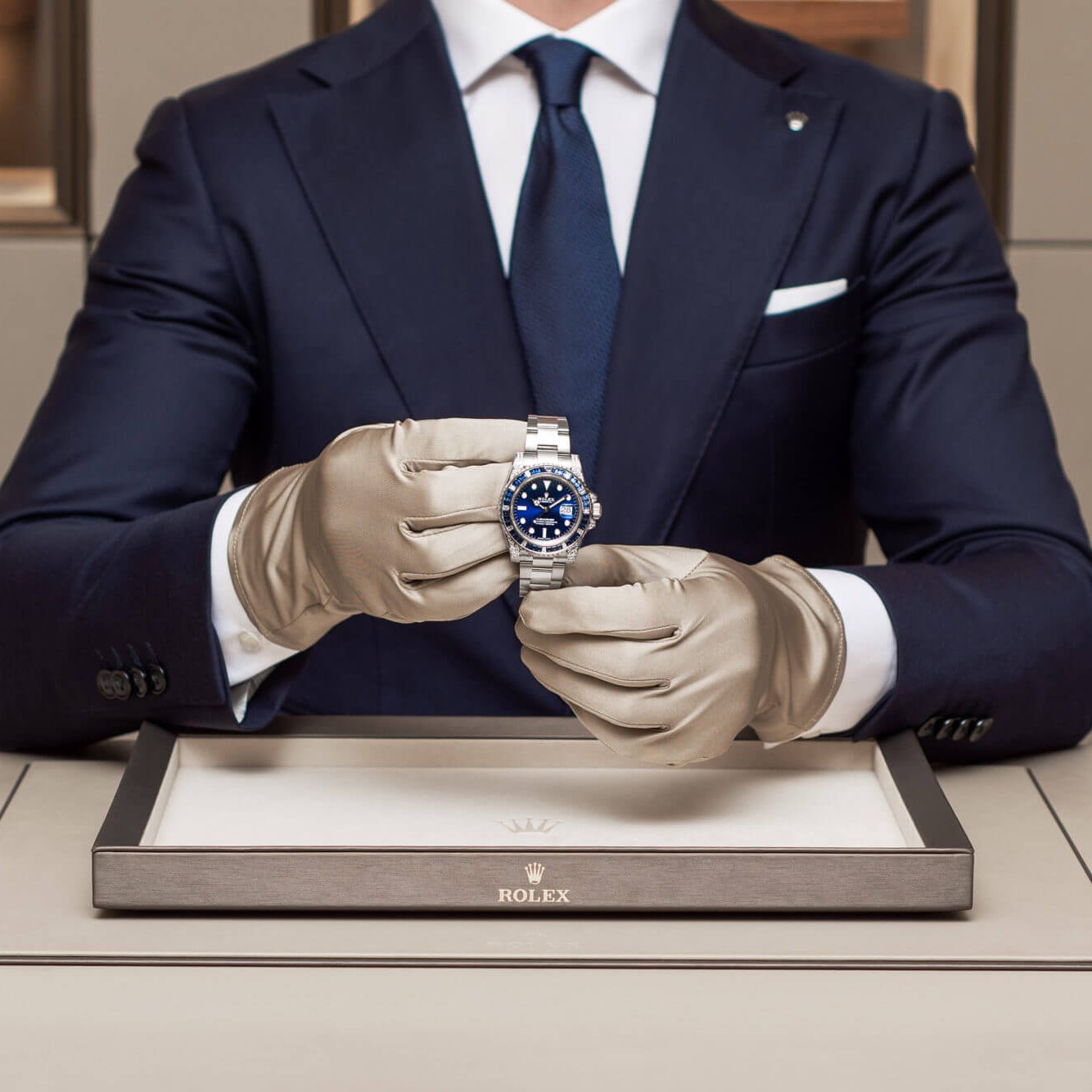 Rolex Submariner Date 18K White Gold Diamonds 116659 SABR - Image 19