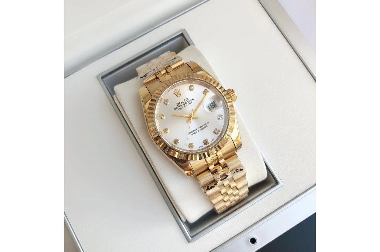 Rolex Datejust 36/28mm RG/RG Jub Sliver/Dial - Image 3