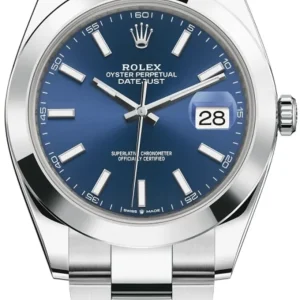 Rolex Datejust 41 Stainless Steel Blue Dial Men’s Watch M126300-0001