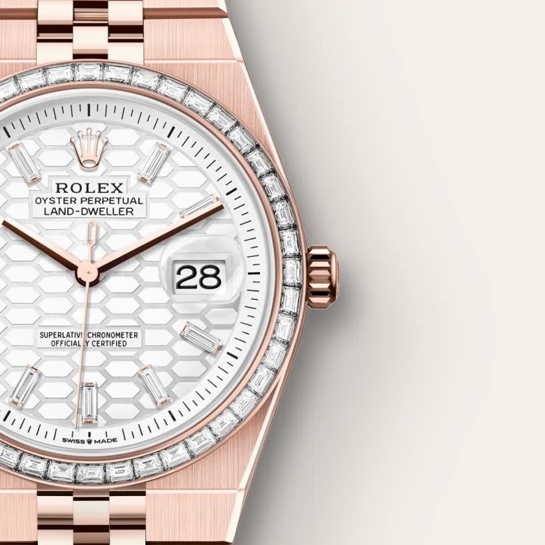 Rolex Land-Dweller 36 Oyster, 36 mm, Everose gold and diamonds M127285TBR-0002 - Image 4