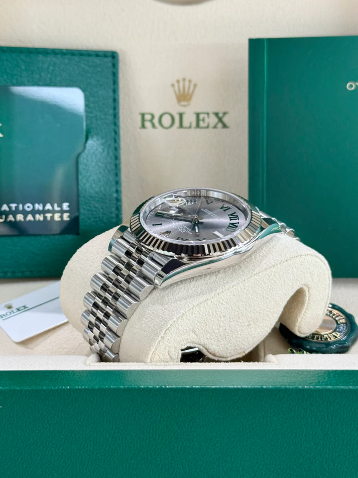 Rolex DATEJUST 41 Oyster, 41 mm, Oystersteel and white gold M126334-0022 - Image 4