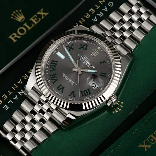 Rolex DATEJUST 41 Oyster, 41 mm, Oystersteel and white gold M126334-0022 - Image 13