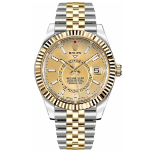 Rolex Sky-Dweller 42mm Champagne Dial Men’s Watch 326933-0004