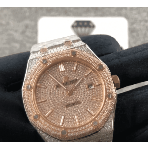 Audemars Piguet Royal Oak Selfwinding 15400SR.OO.1220SR.01 Iced Out Replica