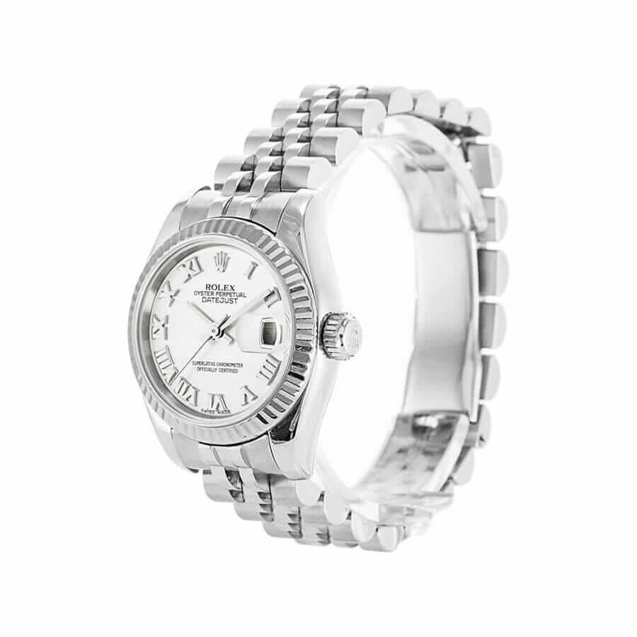 Rolex Datejust 179174 White Roman Numeral Dial Replica - Image 2