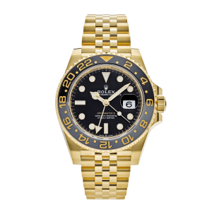 Rolex Gmt Master II Gold Black Dial Replica