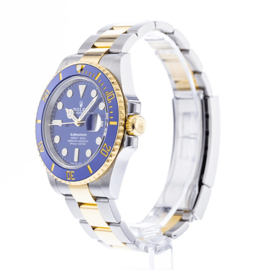 Rolex Submariner Date Two Tone Blue Dial 126613 Replica - Image 4