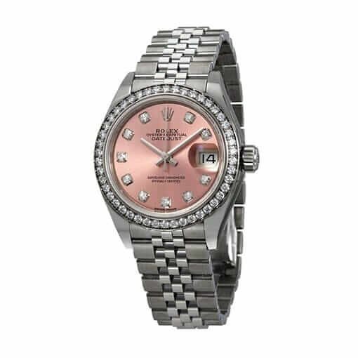 Rolex Datejust 126234 Diamond Bezel Pink Dial Replica - Image 2