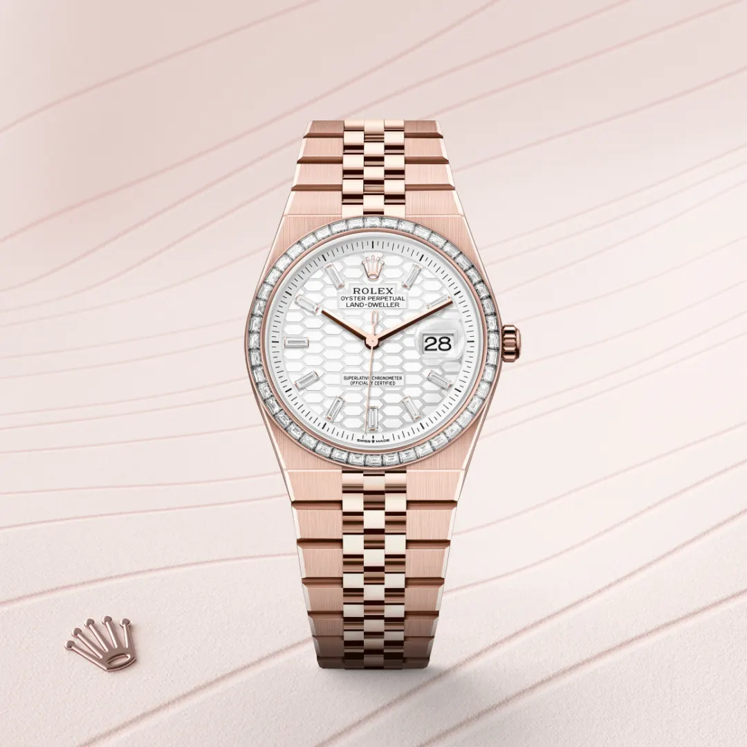 Rolex Land-Dweller 36 Oyster, 36 mm, Everose gold and diamonds M127285TBR-0002 - Image 2