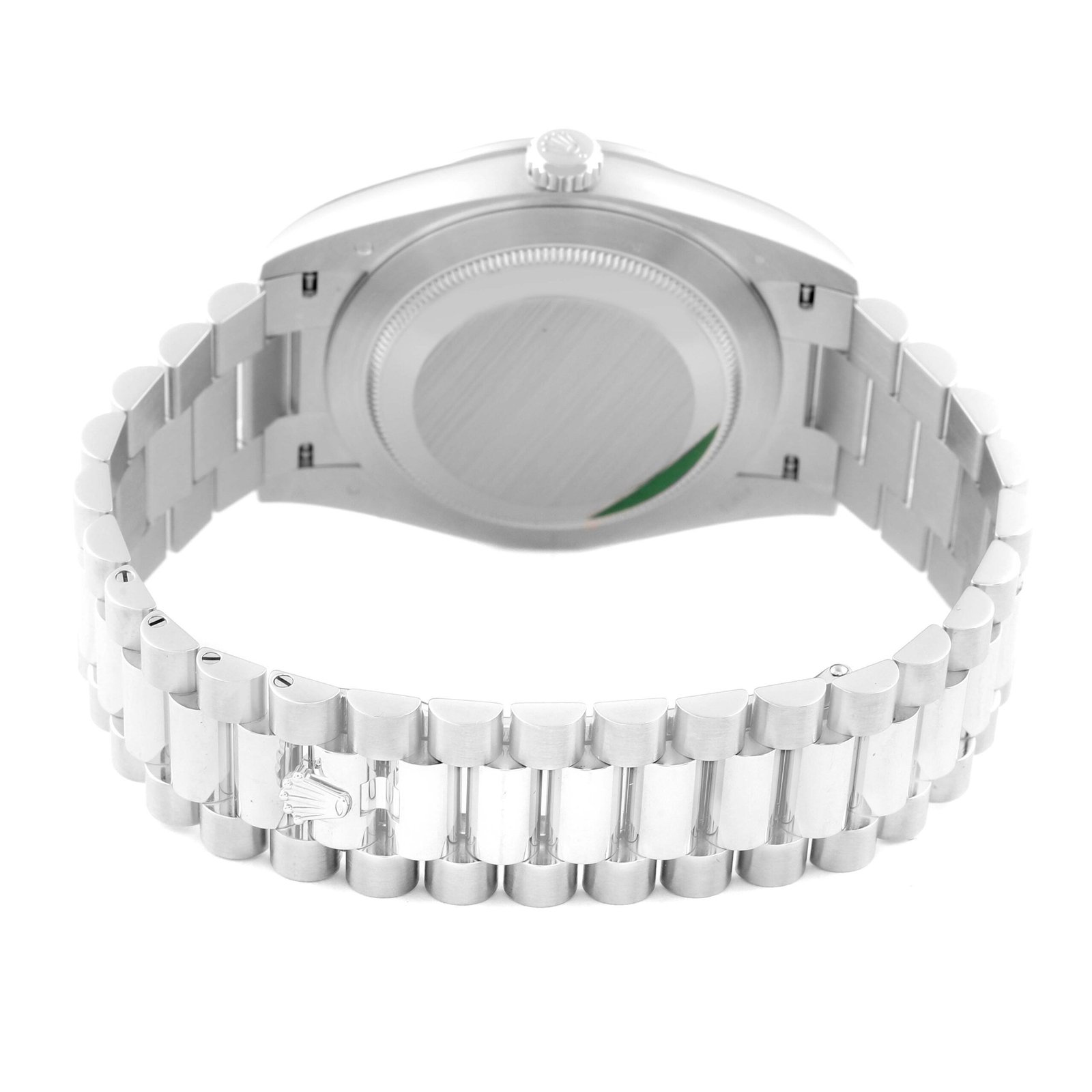 Rolex Day-Date 40 Platinum Meteorite Diamond Dial Diamond Bezel Men's Watch M228396TBR-0027 - Image 6