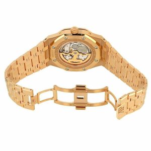 AP Rose Gold Blue Dial Replica