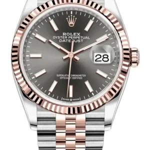 Rolex Datejust 36 Steel & Everose Gold Slate Dial Women’s Watch M126231-0013