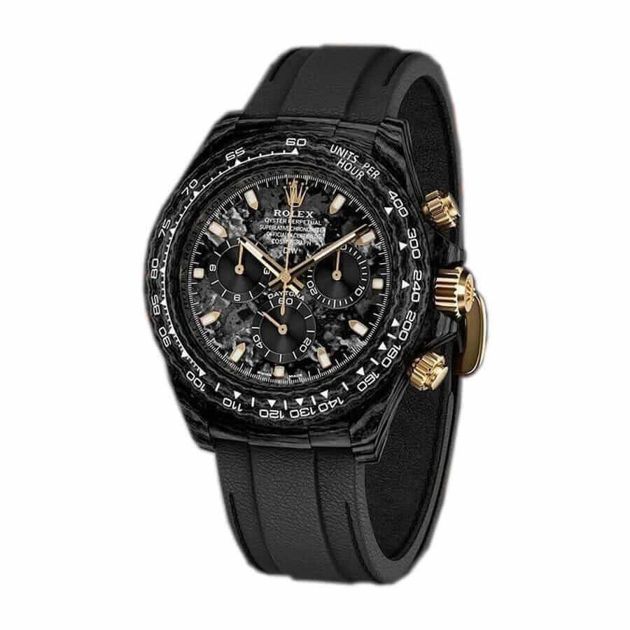 Rolex Daytona DiW NTPT Carbon 46490 All Carbon Lemon Edition Replica - Image 2