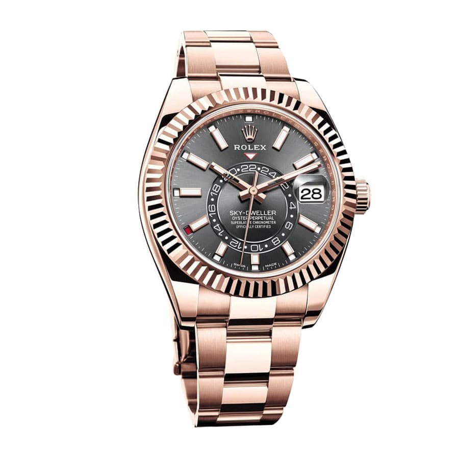 Rolex Sky-Dweller 326935-0007 SRO Automatic Everose Rhodium Dial Oyster Replica - Image 2